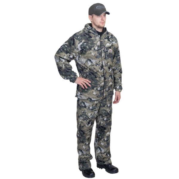 Демисезонный костюм Хольстер Скаут утепленный / мембранное трикотажное полотно / соты серые в Астрахани