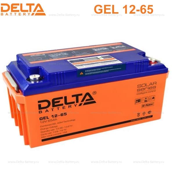 Аккумуляторная батарея Delta GEL 12-65 в Астрахани
