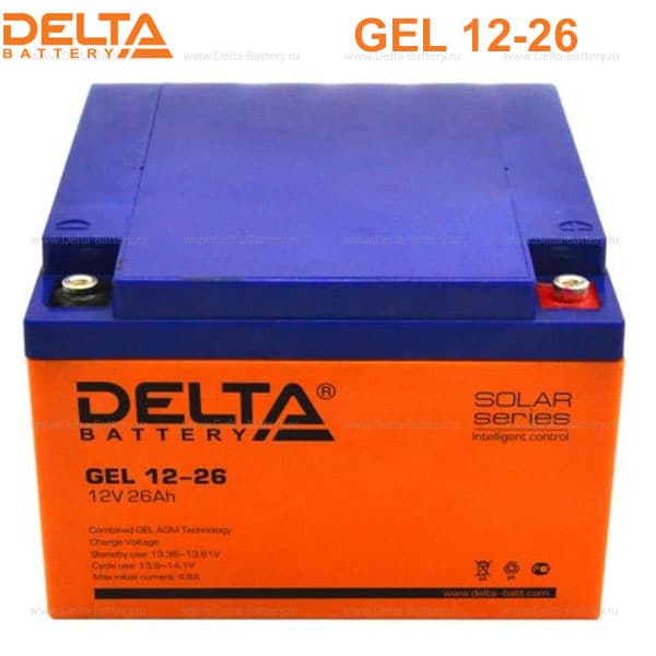 Аккумуляторная батарея Delta GEL 12-26 в Астрахани