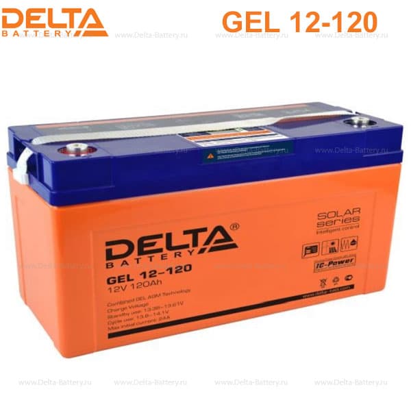 Аккумуляторная батарея Delta GEL 12-120 в Астрахани