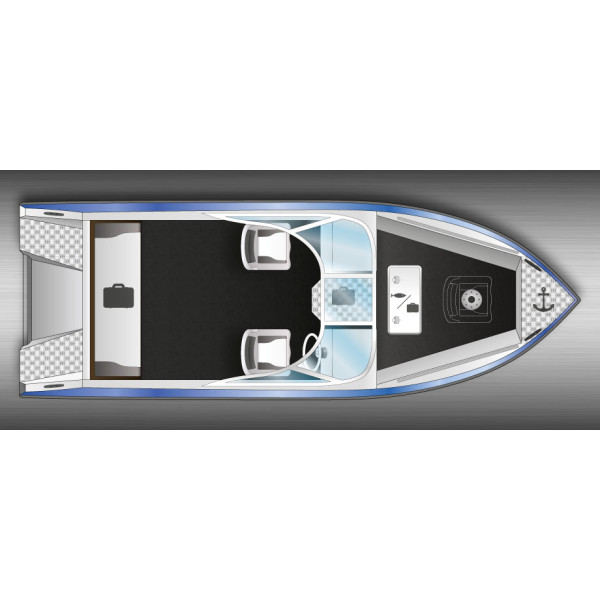 Алюминиевая лодка Волжанка 47 Фиш в Астрахани Алюминиевая лодка Волжанка 47 Фиш в Астрахани